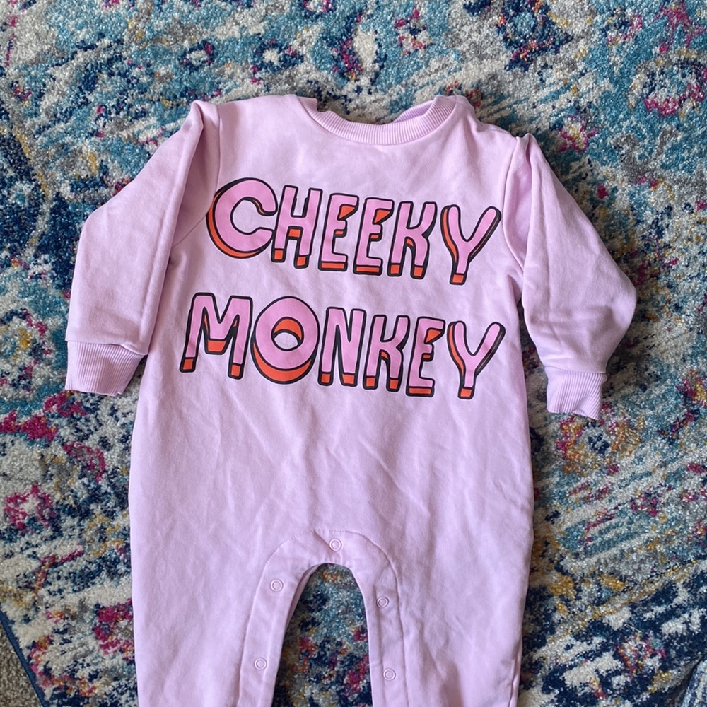 HUGO LOVES TIKI CHEEKY MONKEY ROMPER 18-24 months